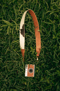 Hair on Hide Strap - Black